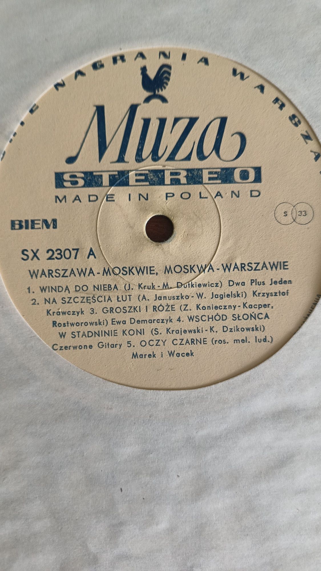 "Warszawa-Moskwie, Moskwa-Warszawie" piękne utwory.