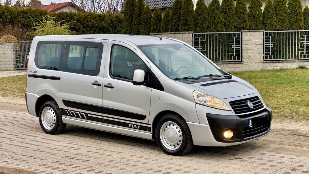 Fiat Scudo Niski przebieg !!! Jak nowy , 9-cio osobowy .