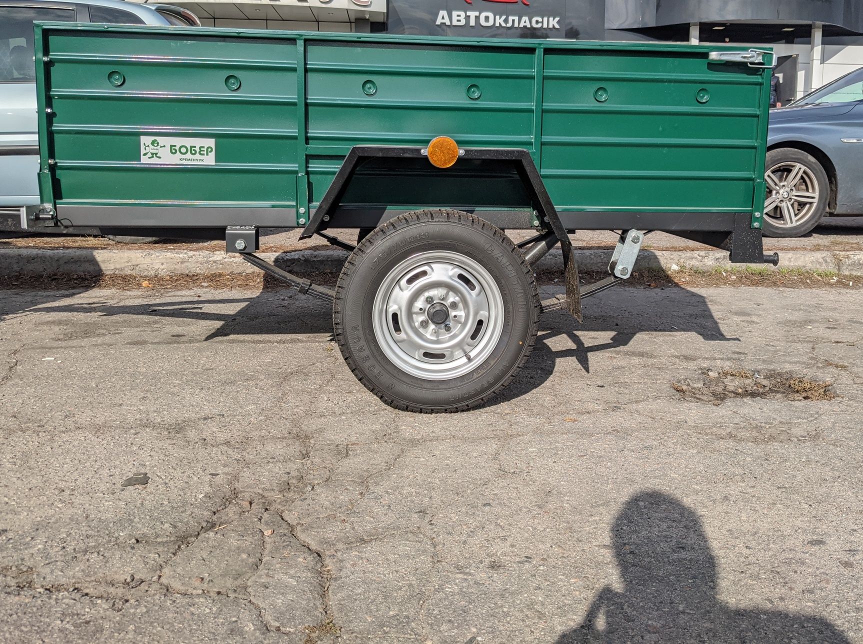 Легковой усиленный прицеп  2300*1300*500 синий,  рессора AL-KO!!!