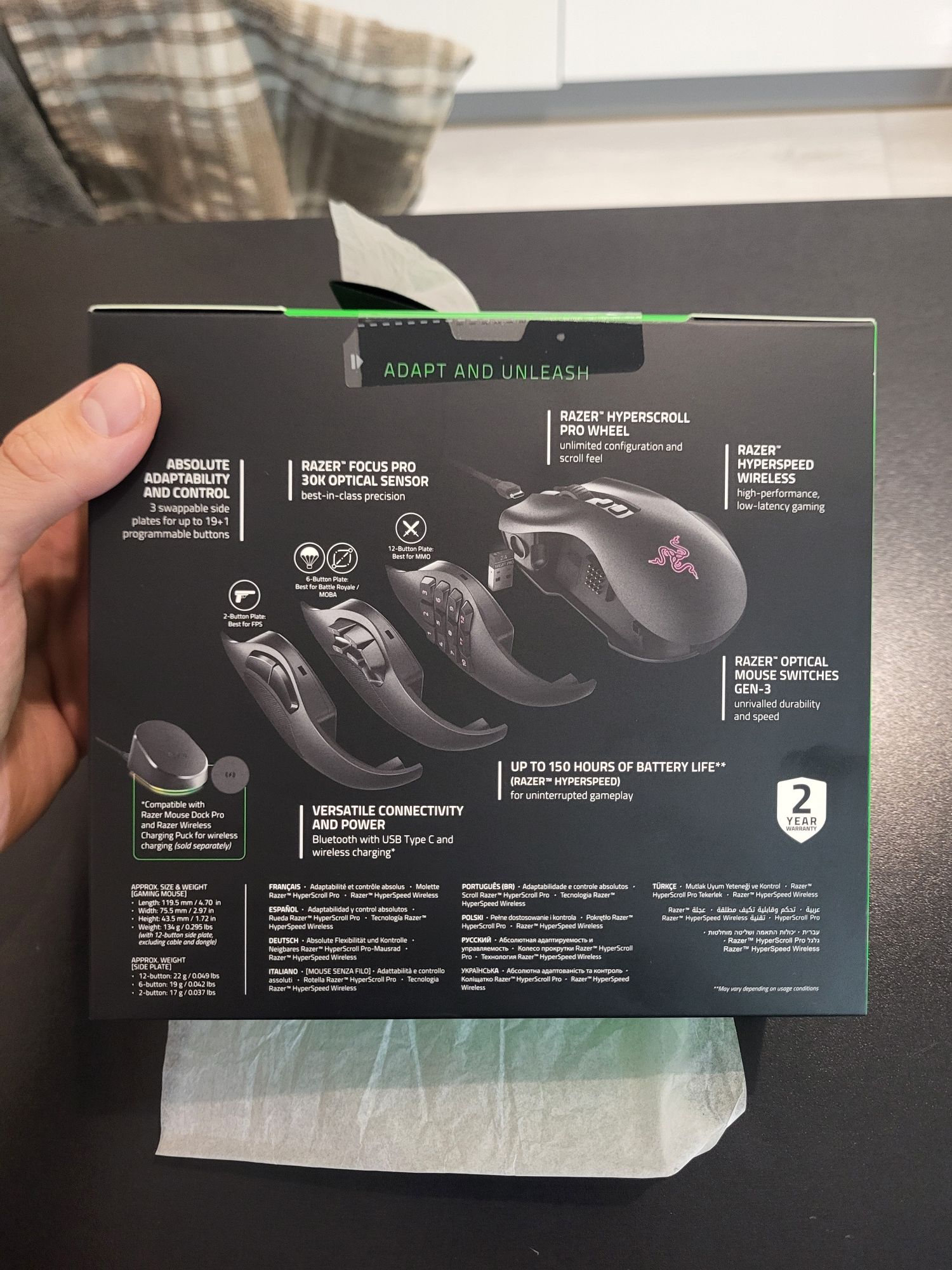 Nowa mysz Razer Naga V2 Pro