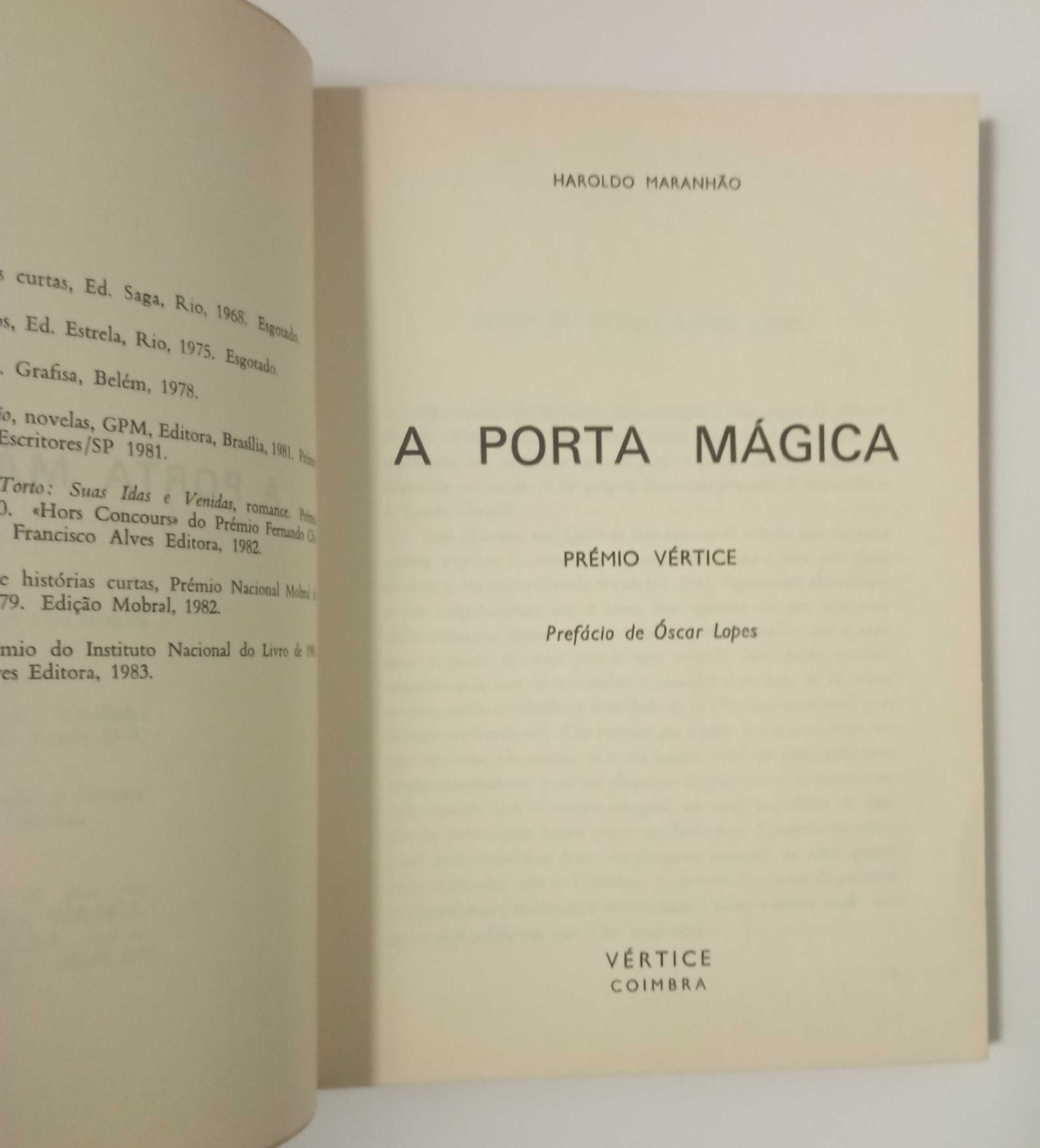 A porta mágica, de Haroldo Maranhão