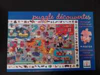 jogo: “Puzzle découvertes”, 54 peças, dos 4 aos 6 anos