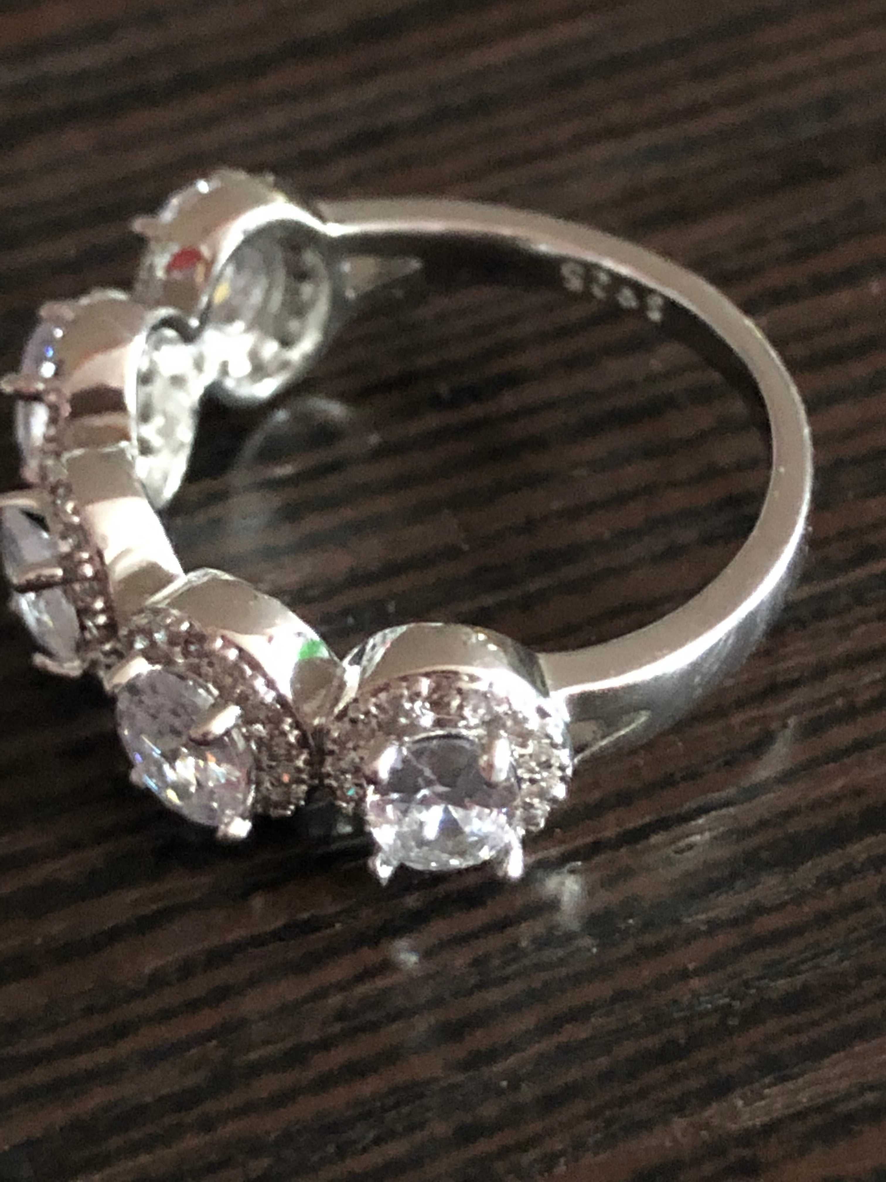 кольцо серебро в стиле обручалки