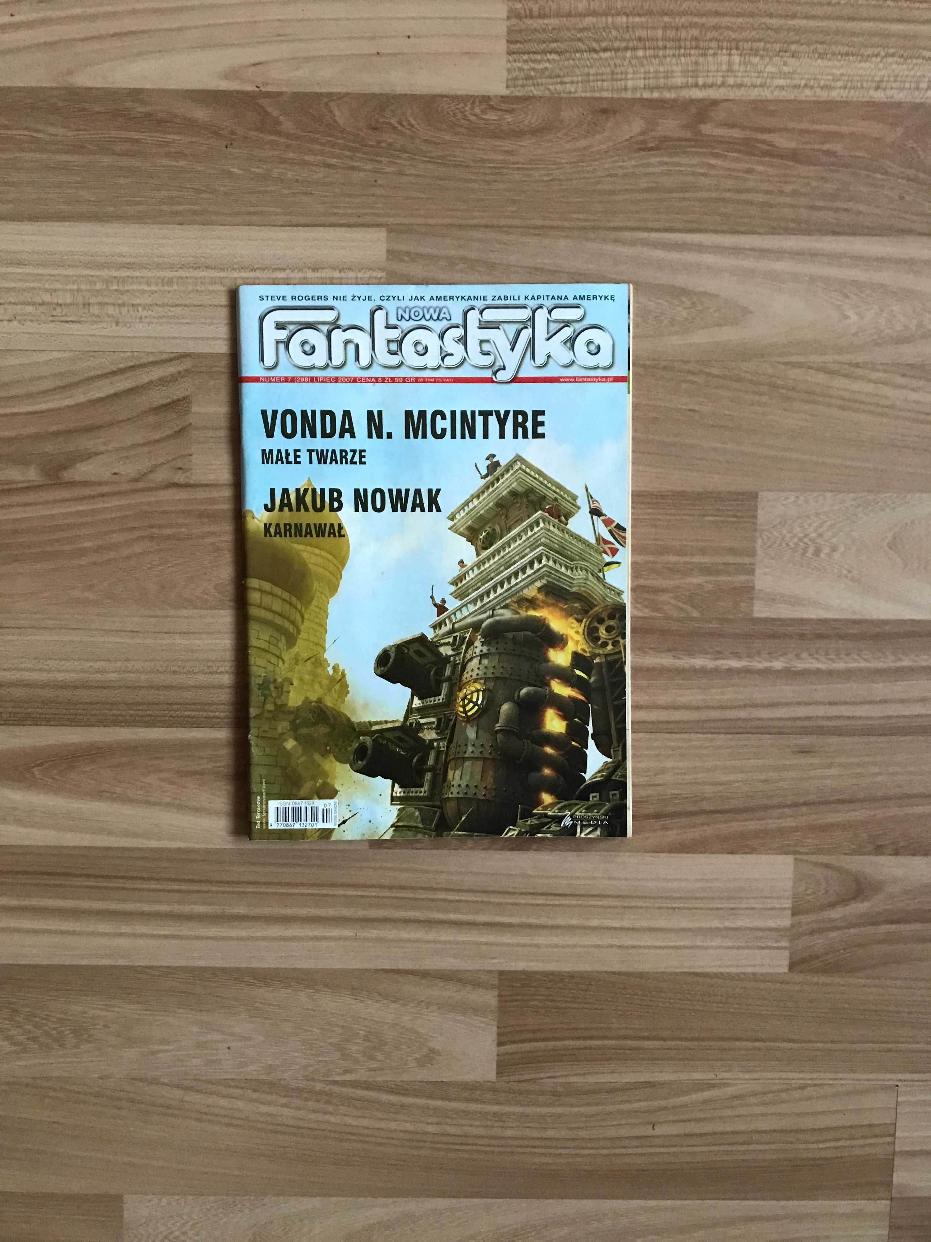 Nowa Fantastyka 7 (298) 2007Kapitan Ameryka Stanisław Lem Armia boga