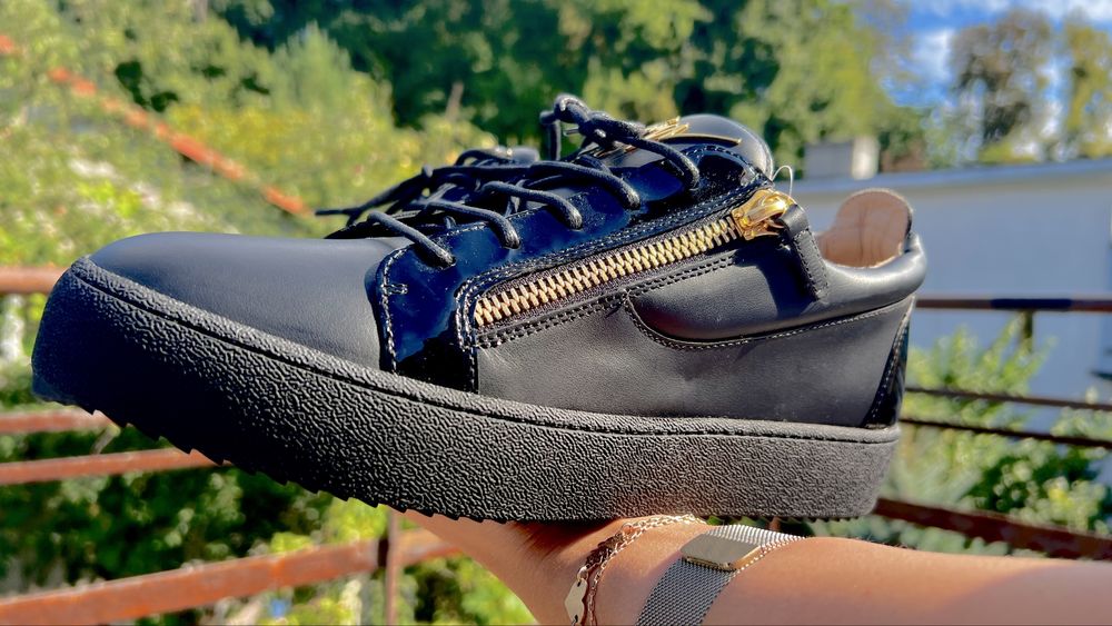 Шкіряні кросівки Giuseppe Zanotti Maylondon