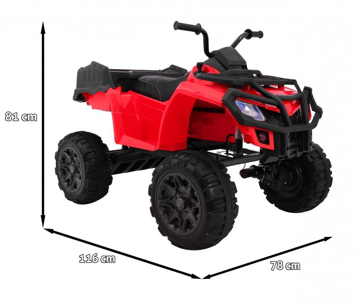 Pojazd Quad XL ATV Czerwony