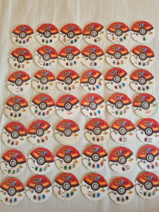 Tazos pokemon voa raros de coleção