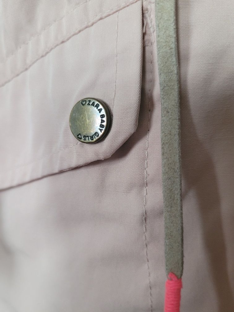 Wiosenna kurtka Zara 98 cm z kapturem
