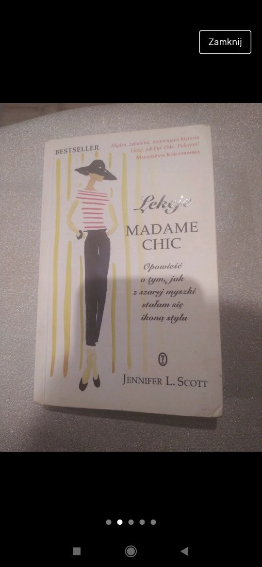 Książka Lekcje stylu Madame Chic
Poradnik