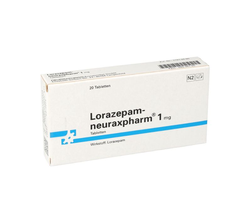 Лоразепам/Lorazepam Німеччина 1 mg 20 штук
