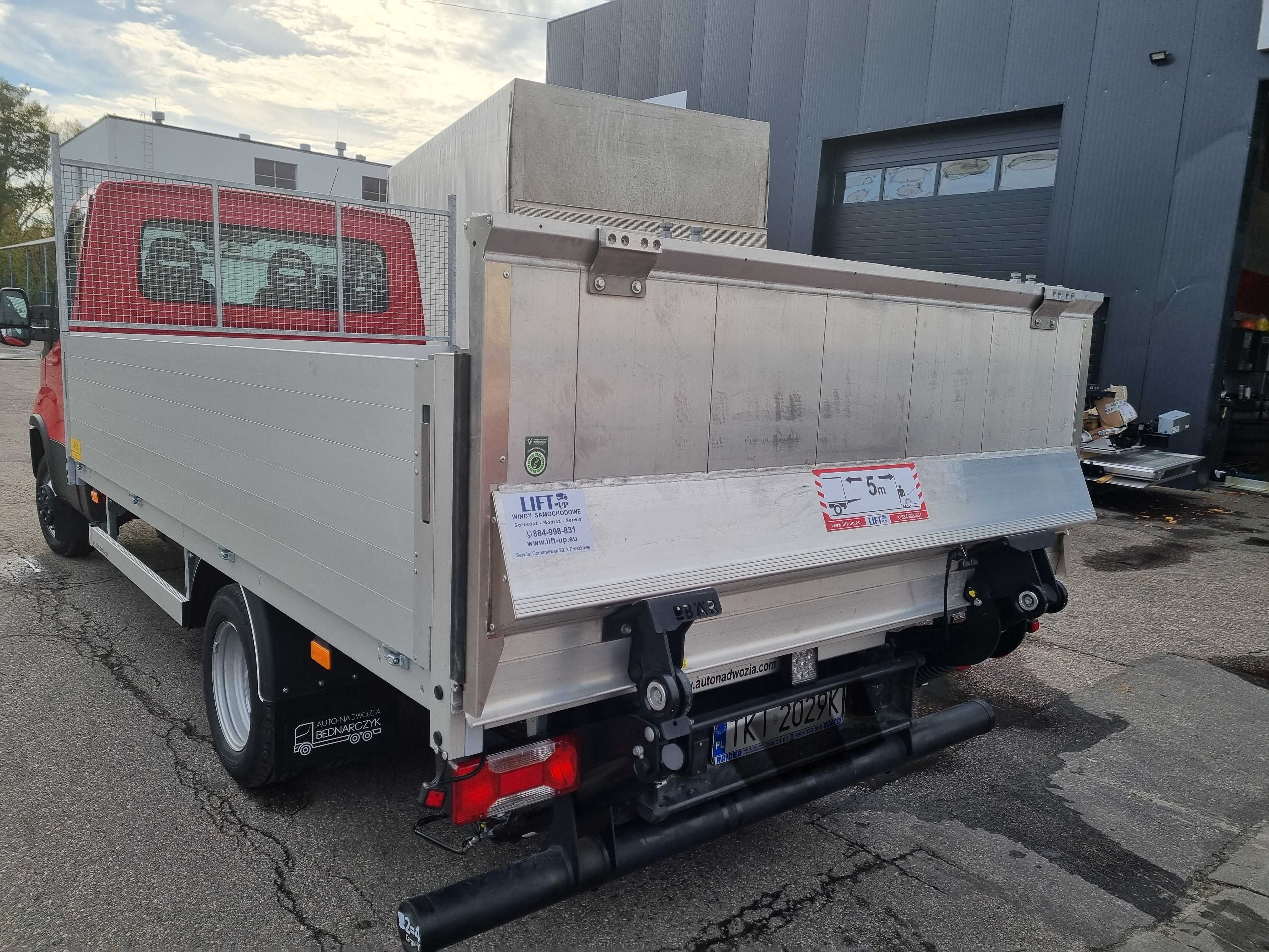 Winda Bar 1000 kg składana do Iveco Daily z montazem. Zakup na raty.