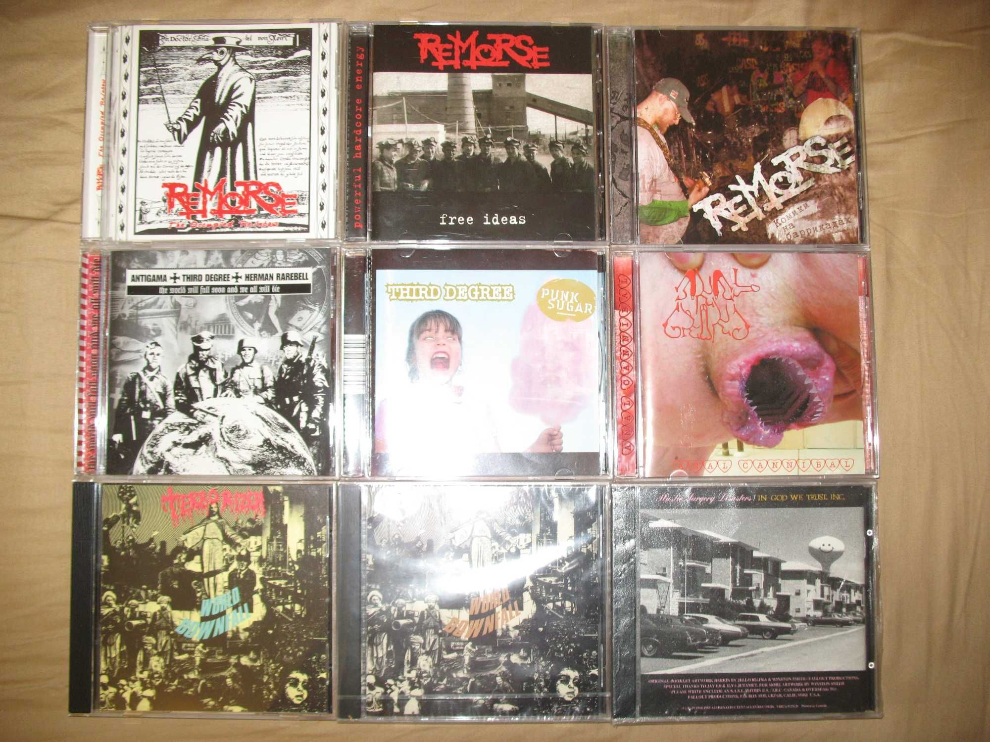TERRORIZER anal grind THIRD DEGREE dead kennedys REMORSE аудио диск CD