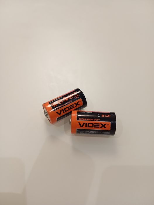 Батарейки Videx c r14p