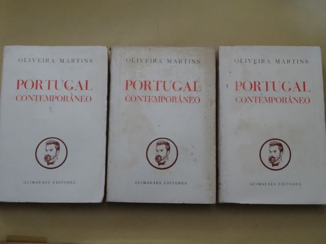 Portugal Contemporâneo de Oliveira Martins - 3 Volumes