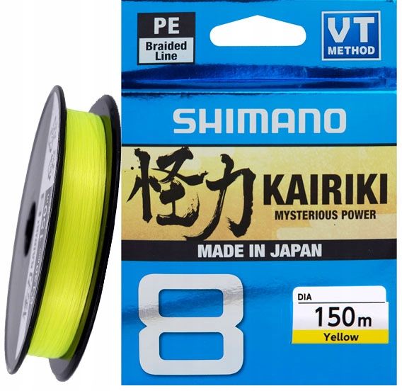 Plecionka Shimano Kairiki 8 150M 0,19Mm 12 Żółta