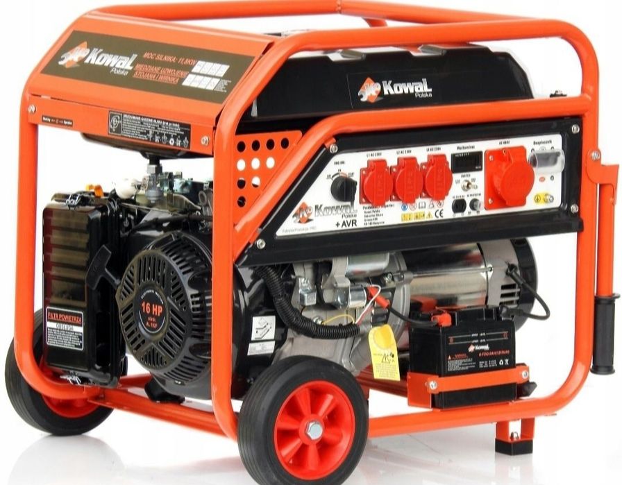 Wypożyczalnia sprzętu budowlano-ogrodniczego. Agregat prądotwórczy.