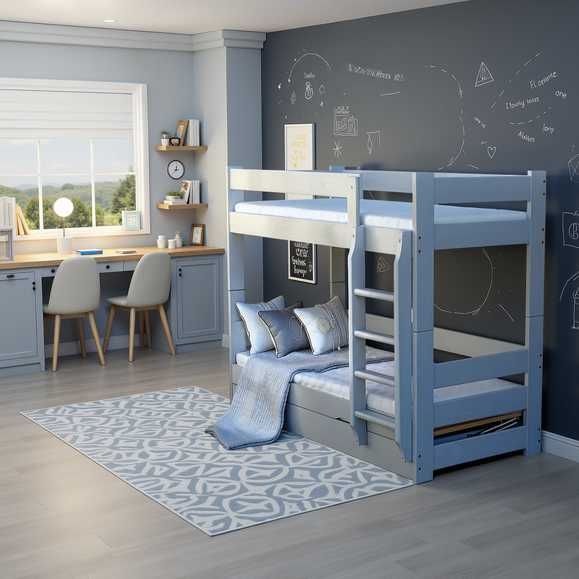 łóżko piętrowe DOMINATOR 90x200 otwierane z pojemnikiem dowolny wymiar