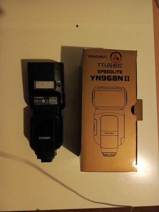 Lampa błyskowa Yongnuo YN968 II NIKON TTL, HSS- nie używana