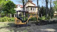 Usługi minikoparka/koparka/roboty ziemne/wykopy
