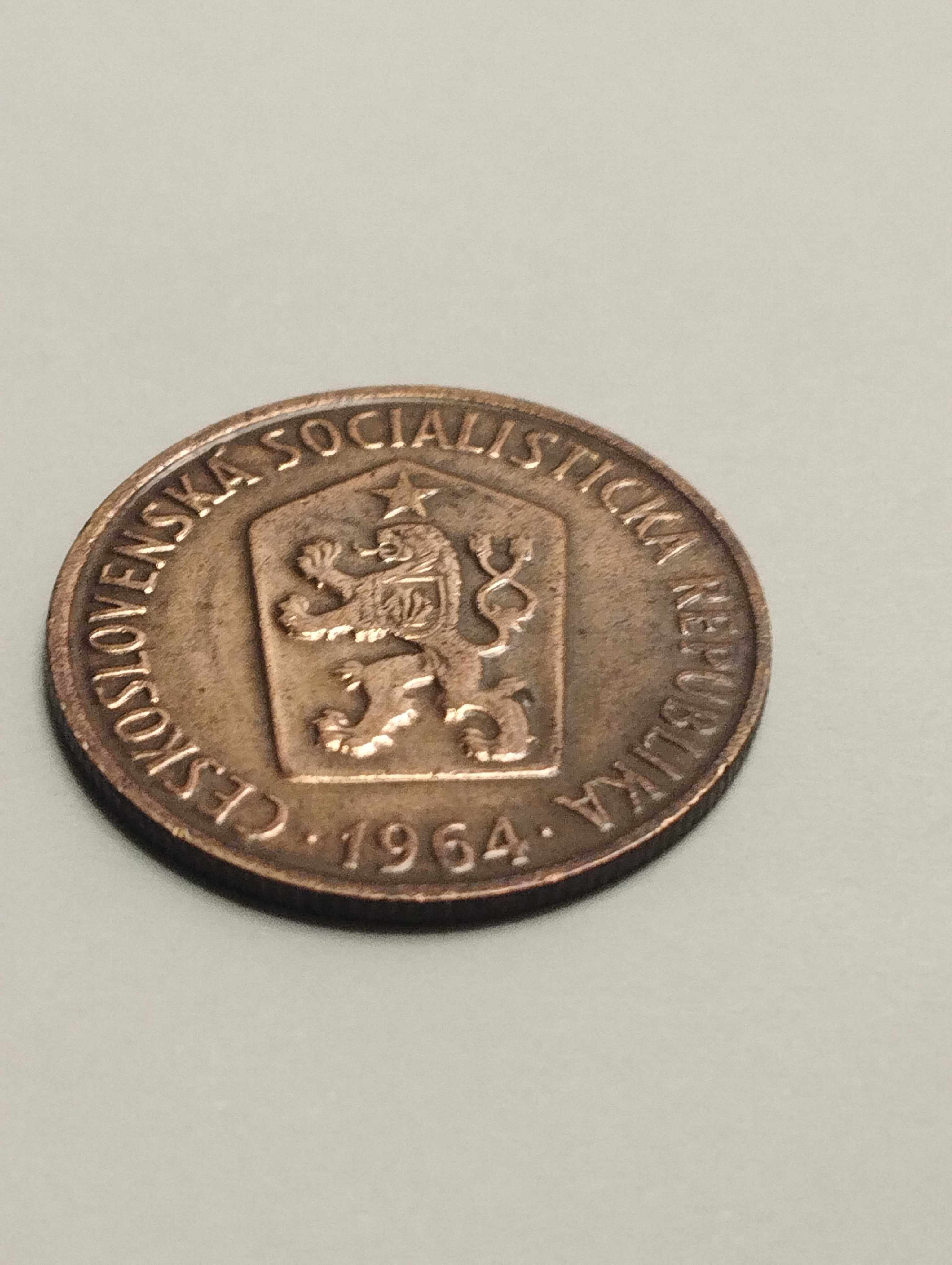 Sprzedam monetę Czechosłowacja 50 halerzy 1964r. stan bdb