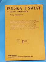 książka POLSKA I ŚWIAT Q LATACH 1914r-1918r