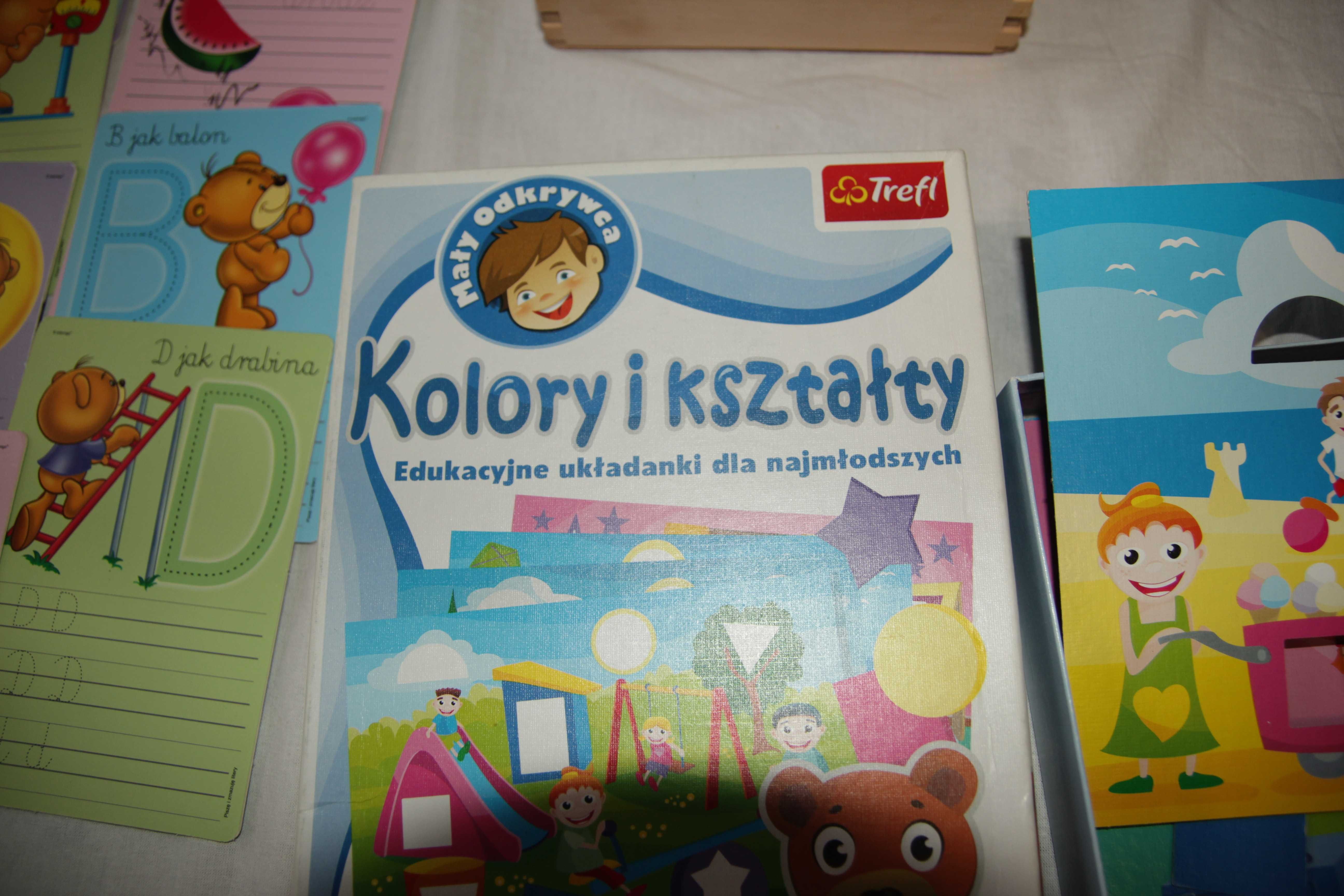 Układanki edukacyjne - dla dzieci + 3 latka