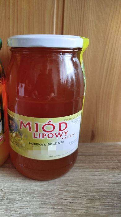 Miód z własnej pasieki lipowy rzepakowy leśny wielokwiatowy akacjowy