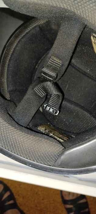 Capacete mota e luvas