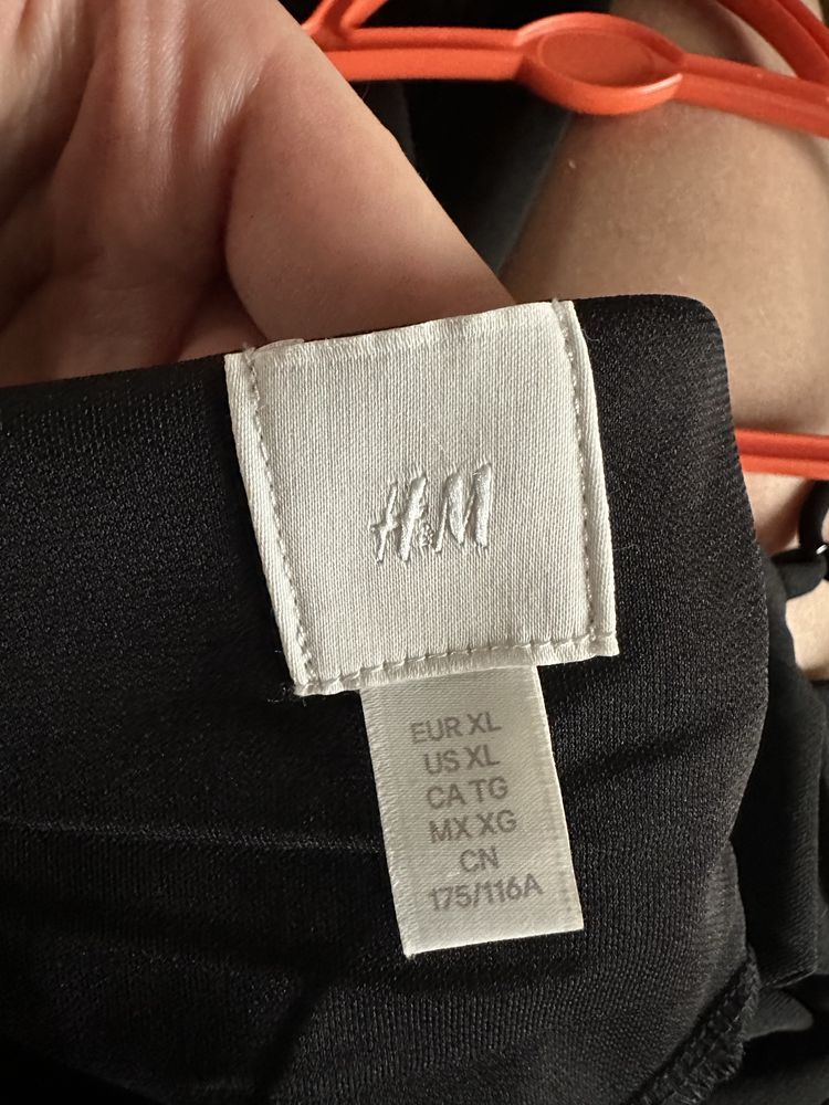 Czarna sukienka midi H&M mała czarna