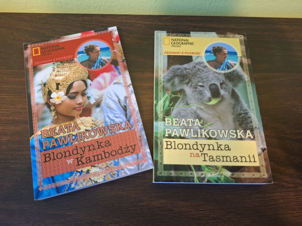 Książki podróżnicze 2 szt. B. Pawlikowska