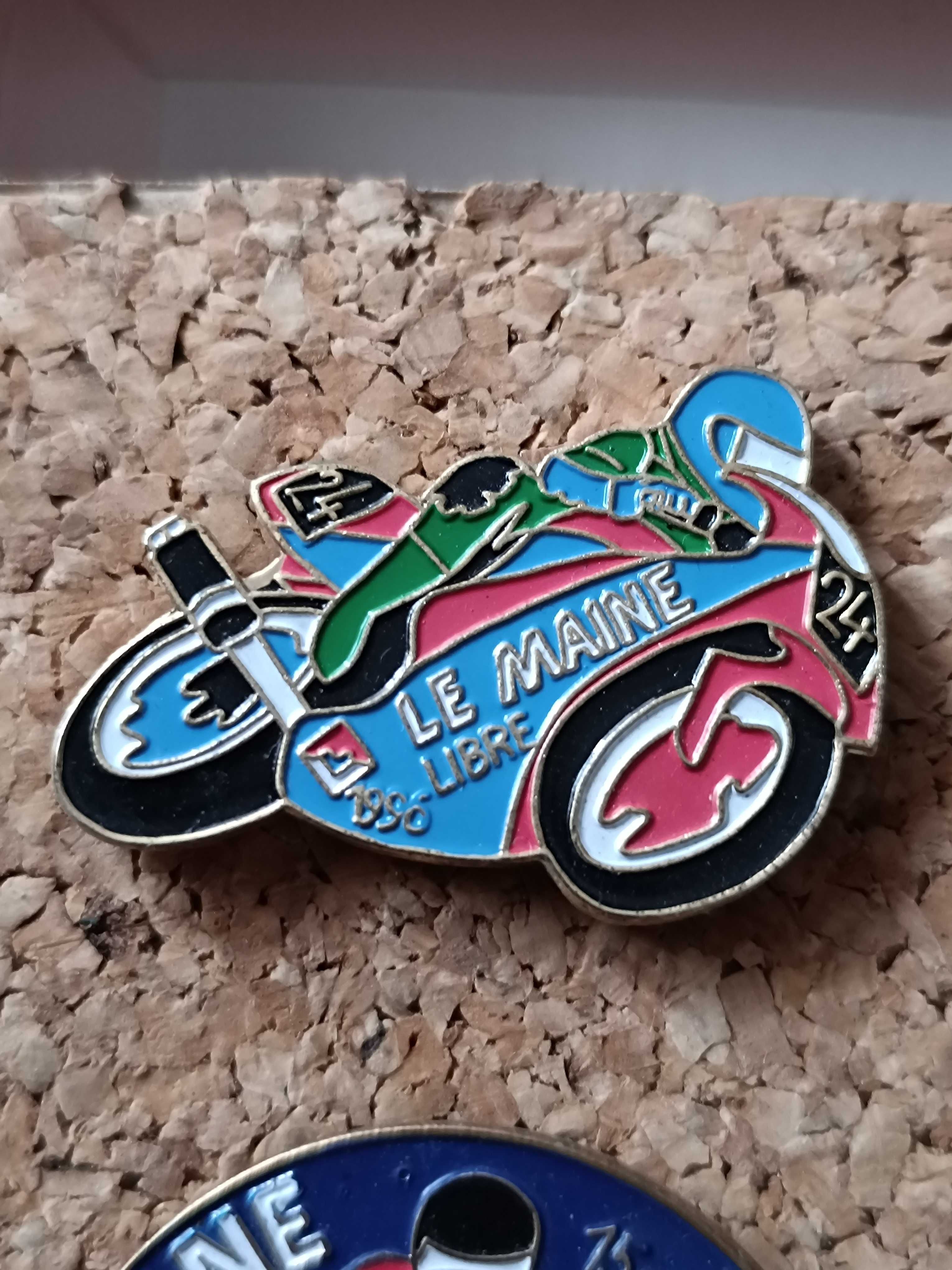 2 Pins de Motociclismo Le Maine