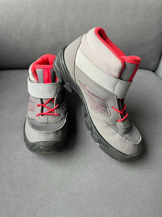 Buty turystyczne na zimę wodoodporne Quechua MH100 r. 33 wkładka 21 cm