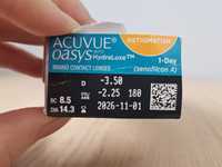 Acuvue oasys for astigmatism -3.5 cyl. -2.25