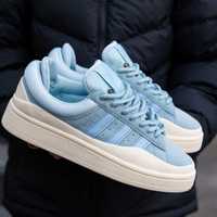 Женские кроссовки Адидас Кампус Adidas Campus x Bad Bunny Blue Cream