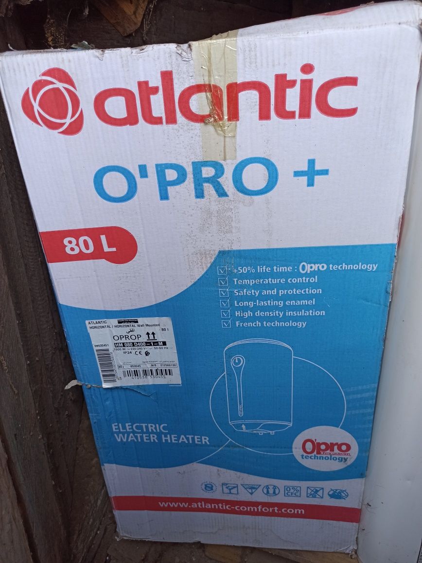 Bojler Atlantic 80 litrów, nowy