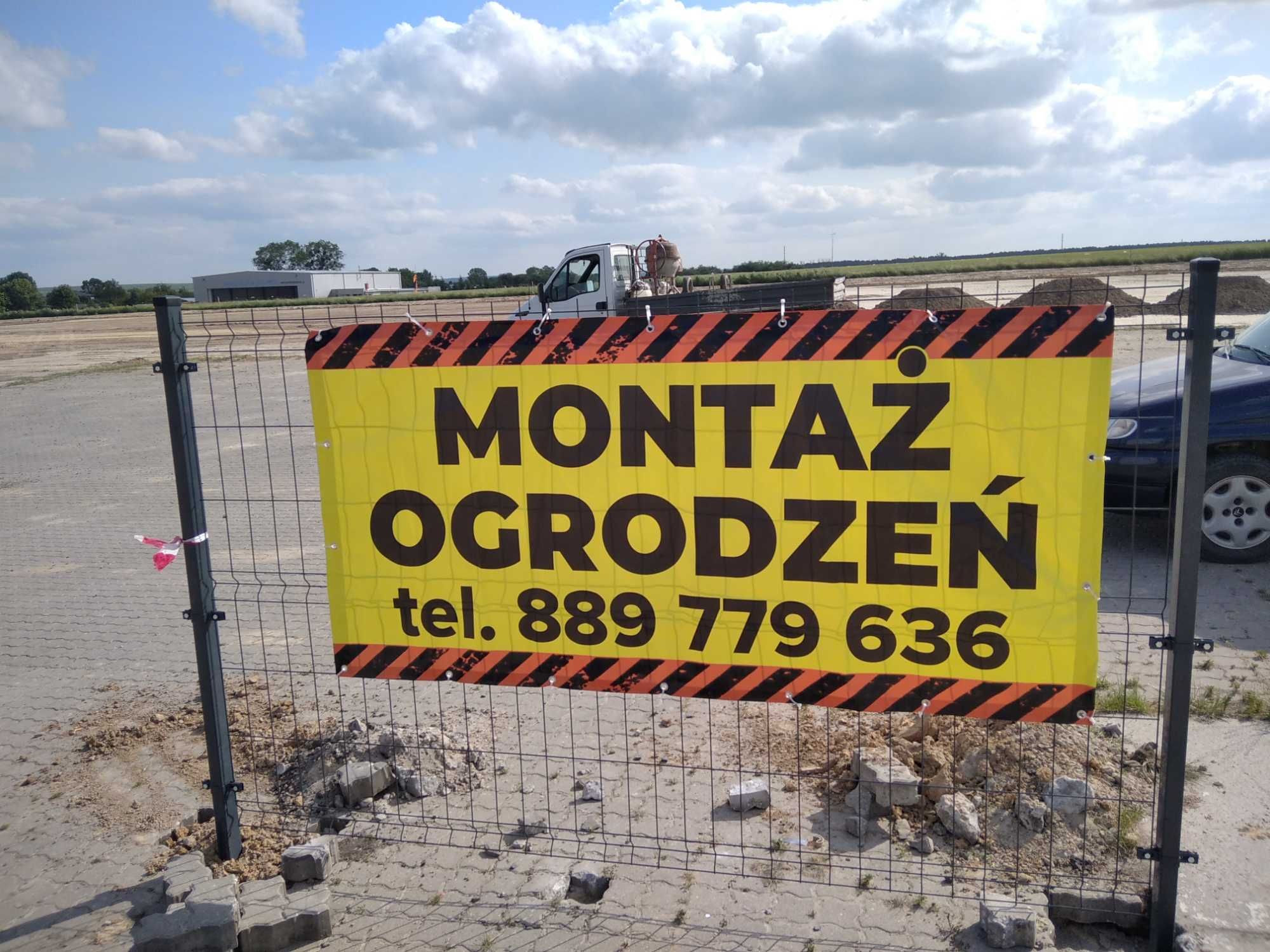 Montaż ogrodzeń, panelowe, siatkowe,betonowe, bramy przesuwne,