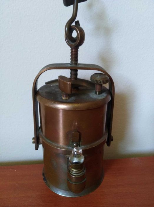 Lampka Karbidowa Vintage Retro