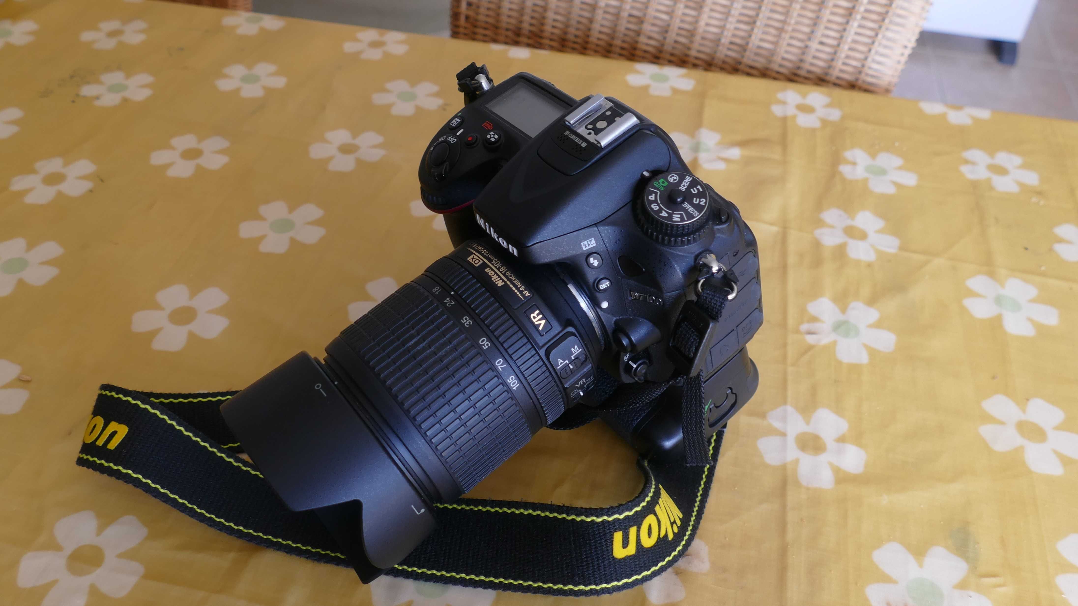 Nikon D7100 + lente Nikon 18-105 mm