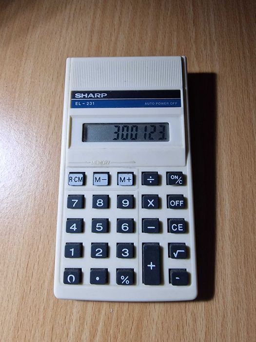 Máquina calcular SHARP Modelo EL-231
