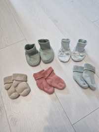 Пінетки і махрові носочки для немовлят