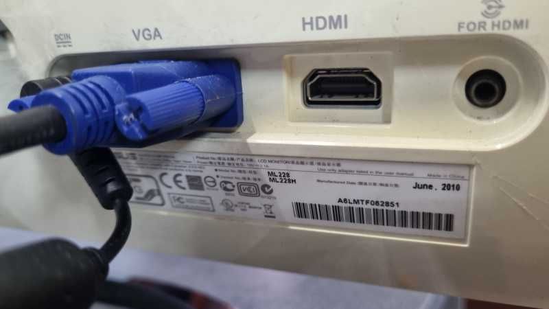 Телевізор монітор 21.5" Asus ML228H б/в