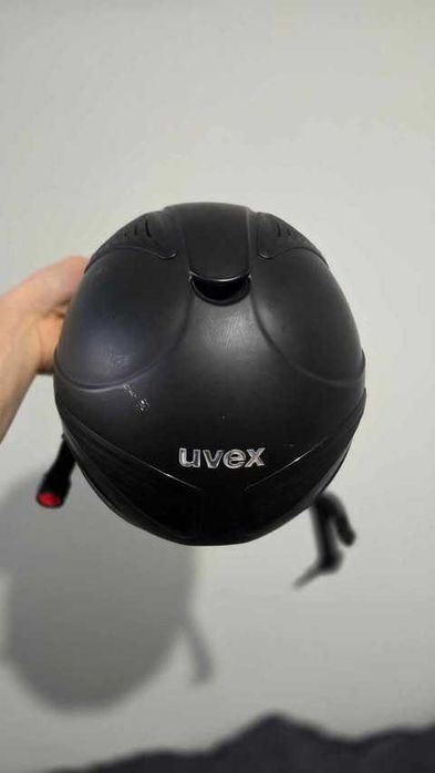Kask jeździecki Uvex Reithelm exxential black mat M-L