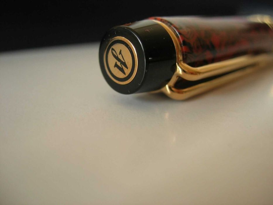 Waterman Le Man 200 Castanho Marble Aparo F IDEAL PARIS 18KL