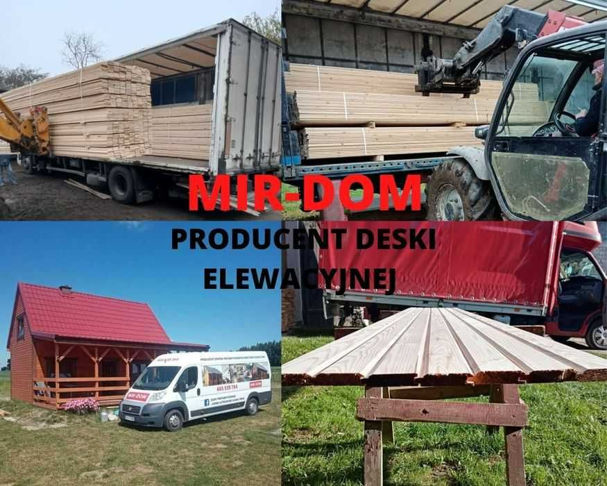Podbitka promocja letnia  Deska elewacyjna; pióro wpust ,szalówka