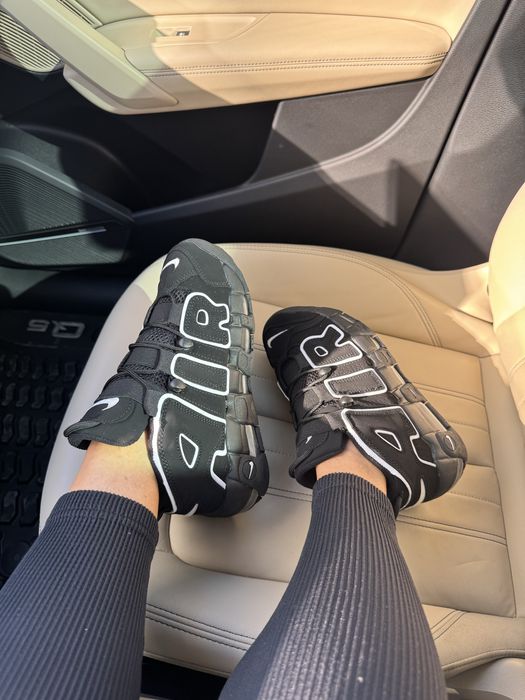 Nike Air More Uptempo Black White