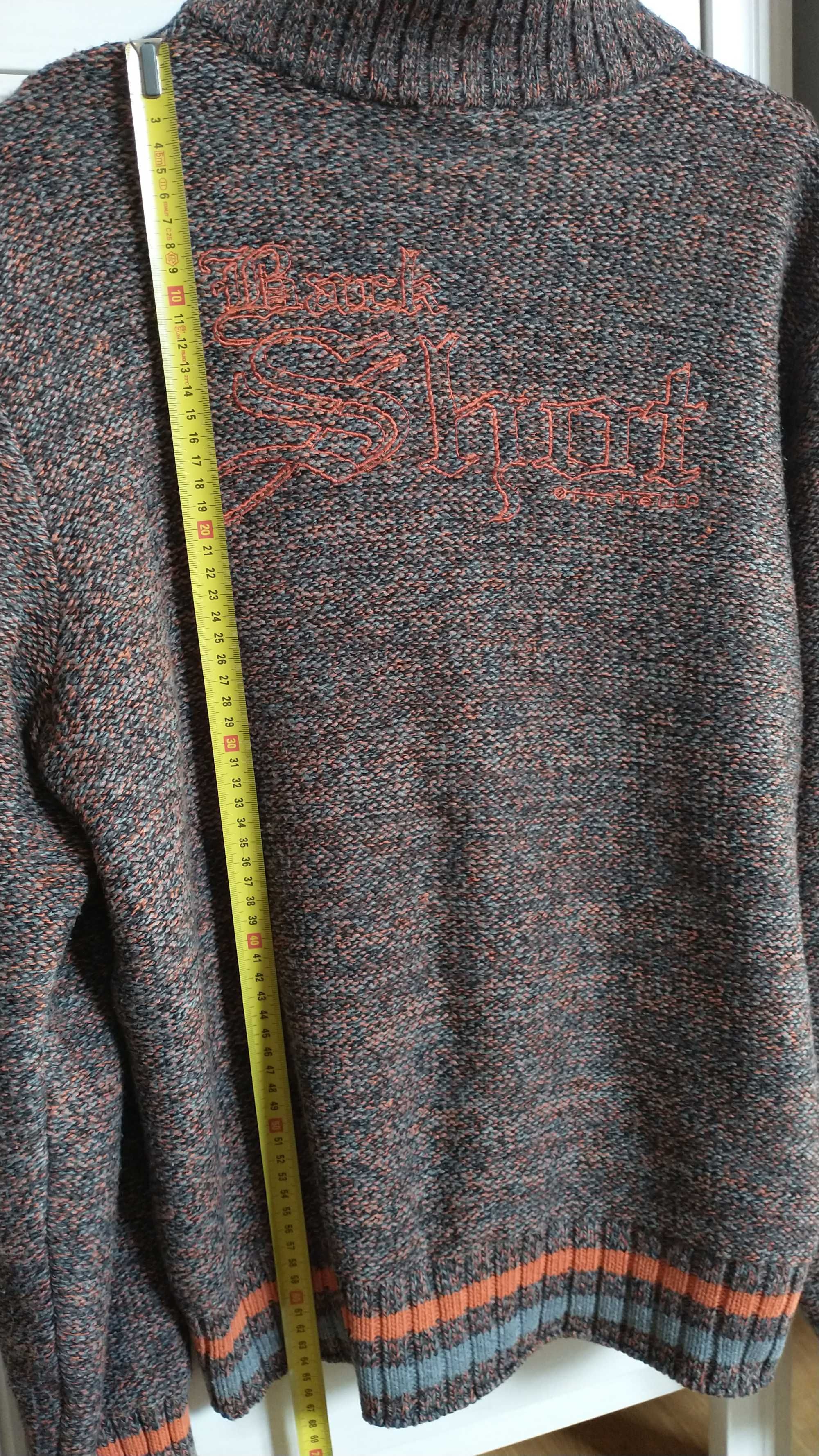 Sweter męski r.L akryl/bawełna