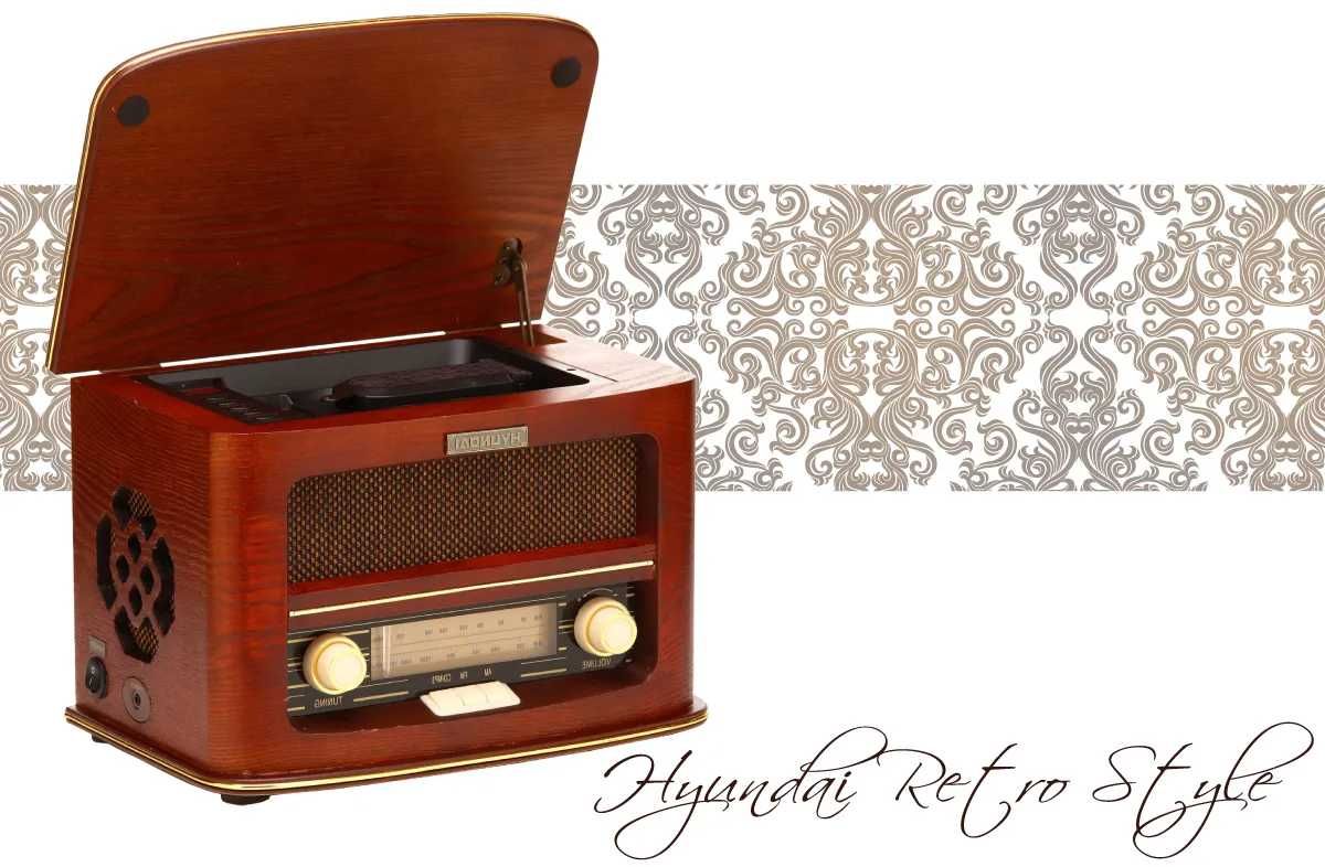 Radioodtwarzacz HYUNDAI RC-606 retro NOWE