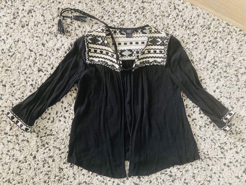 Narzutka, żakiet boho XS, 34