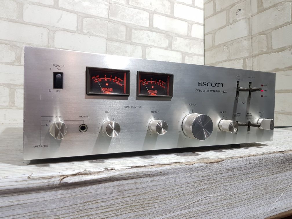 Стрілки! Стерео підсилювач SCOTT 430A, *2x45 Вт, б/у з Німеччини