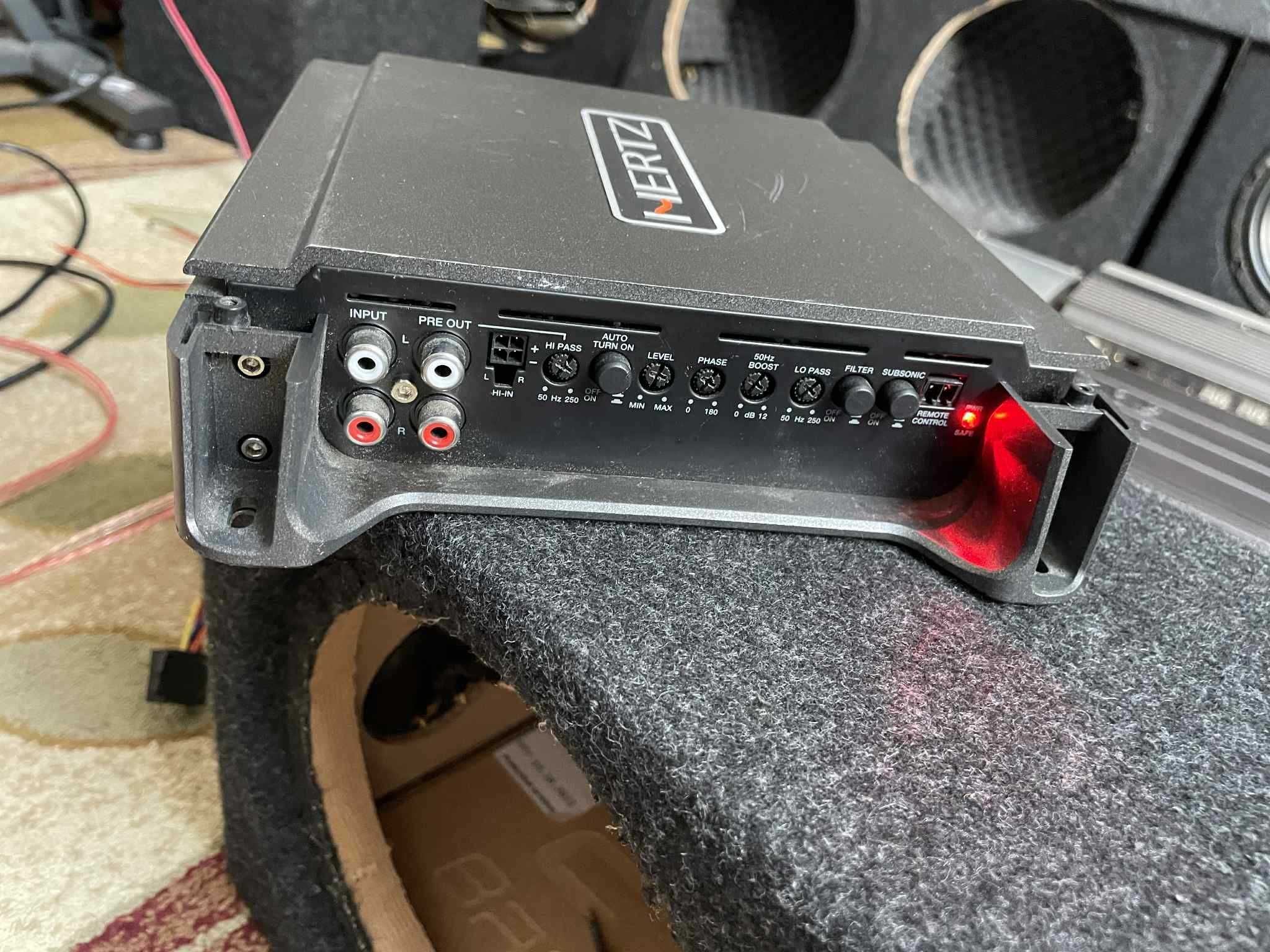 uszkodzony wzmacniacz Hertz HCP 1D, monoblok 700 W RMS 2 ohm